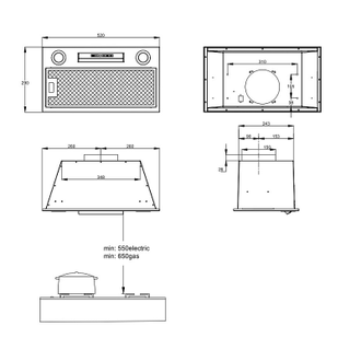 Вытяжка Korting KHI 6755 N