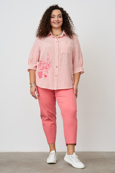 Рубашка Парнас 224080 красный 52-64р