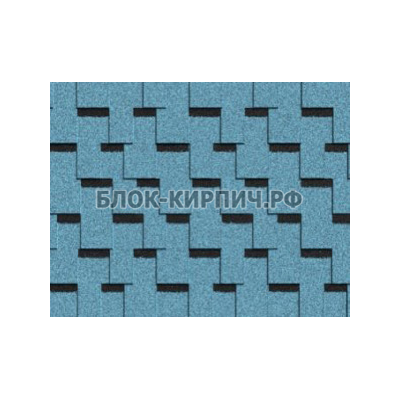 Гибкая черепица Icopal claro голубой океан