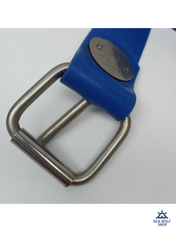 Ремень Scorpena марсельский силиконовый синий 149см