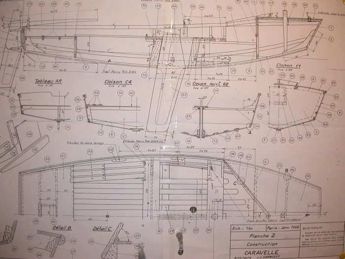 оригинальный чертеж Caravelle