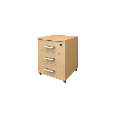 Тумба АТ-03 подкатная с замком на верхнем ящике