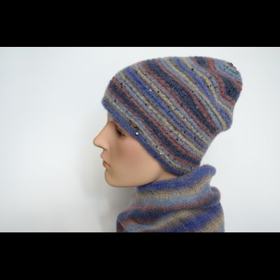 Vizio Италия 8013 CY шапка синяя зима 2023 фото