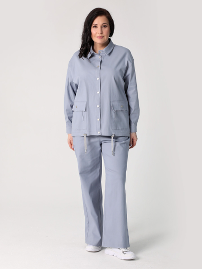 Куртка - Жакет 25230 голубой