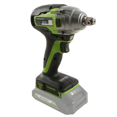 Гайковерт ударный аккумуляторный Greenworks GD24IW400, 24V