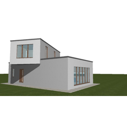 Двухэтажный дом с тремя спальнями 119м² (S70)