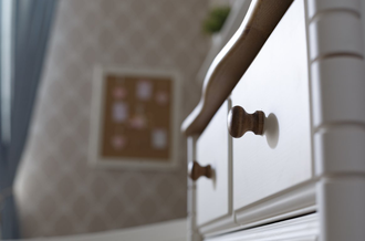 Комод Айно 9 узкий из массива сосны с ящиками 66 х 44 х 81,6 см