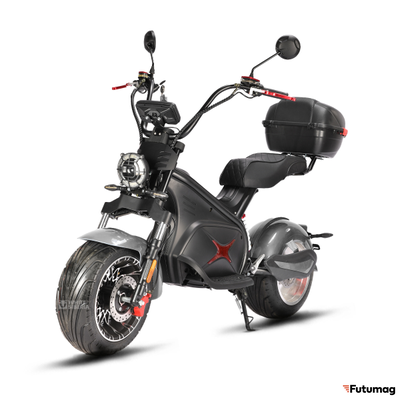 Электроскутер White Siberia BLACK SEA 5000W серый