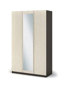 Бася (Басса) ШК 553 шкаф 3 ств Венге/Белфорт