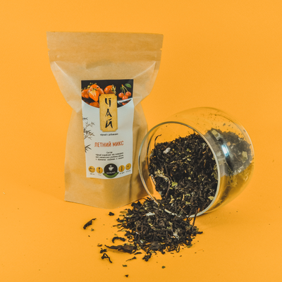Черный чай с добавками "Летний микс" 100г