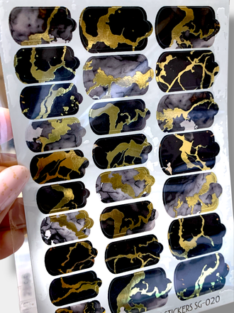 Пленки с фольгой для ногтей 9,5*13,5 см SG-020