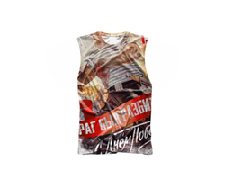 Майка 3D с полной запечаткой на 9 Мая, День Победы Враг был разбит!