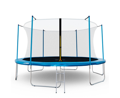 Батут каркасный с сеткой DFC Kondition 15 ft с лестницей (2 короба)