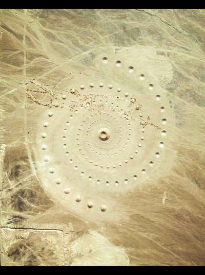 Картина обогреватель, спутниковое фото Дыхания пустыни у Хургады