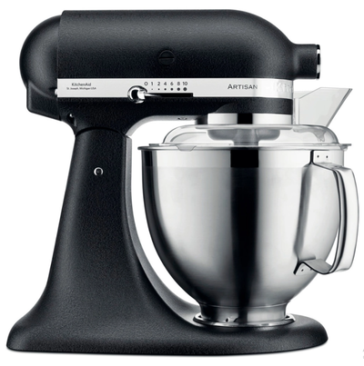 Планетарный Миксер KitchenAid ARTISAN 4.8л., черный чугун, 5KSM185PSEBK