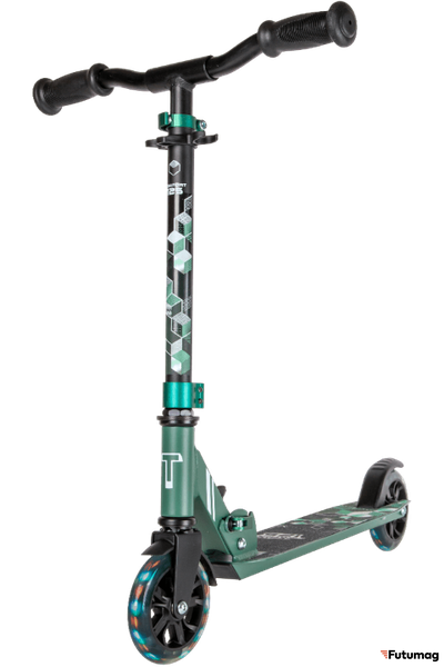 Складной городской самокат TechTeam Comfort 125R 2022 зеленый