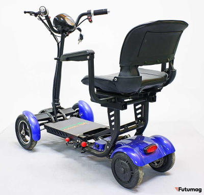 Трицикл GreenCamel Кольт 501 (36V 10Ah 2x250W) кресло синий