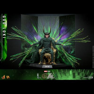 Бог времени Локи (Том Хиддлстон, "Локи") - Коллекционная фигурка 1/6 God Loki (DX40) - Hot Toys