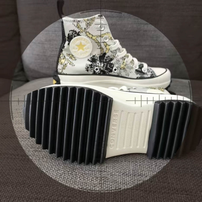 женские кеды Converse Run Star Hike High Top черно-белые высокие 171399C купить на официальном сайте