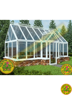 Английская теплица с холом теплица с фронтоном