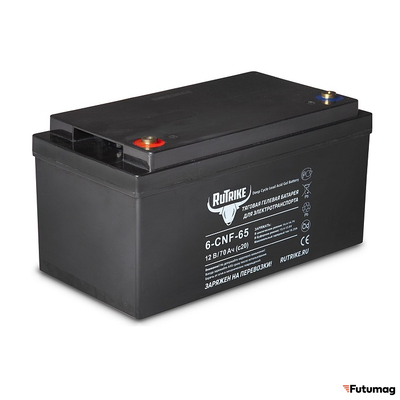 Тяговый аккумулятор RuTrike 6-CNF-65 (12V70A/H C20)