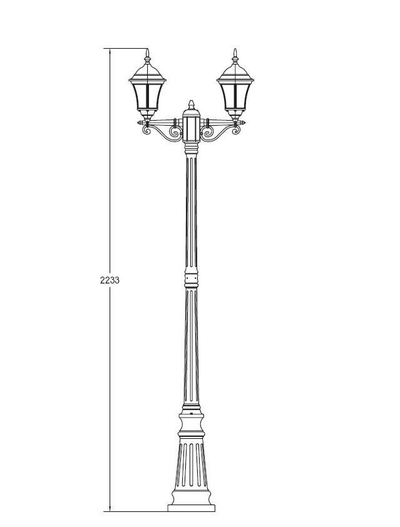 Садово-парковый светильник Astoria l S (h=197см)