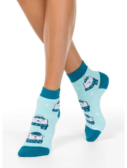 Носки женские махровые Брестские Arctic Арт. 14с1407 рис. 354 - св.лазурный