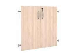 Двери ЛДСП 2 секции с замком  63.59