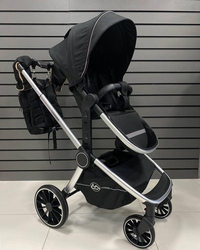 Детская коляска 3 в 1 Luxmom 780 Черный