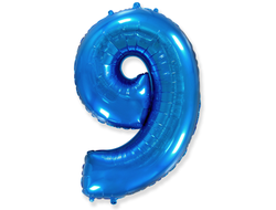 Фольгированная цифра-Синяя