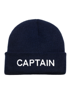 Шапка-бини "Captain" Nauticalia 6310 из тёмно-синего акрила