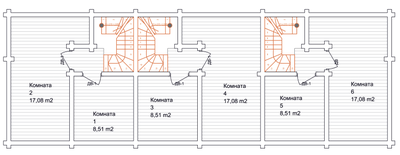 Дом для гостиничного комплекса  "ГЕЛЕНДЖИК" ИЗ ОЦИЛИНДРОВАННОГО БРЕВНА, 3 СЕКЦИИ, 170 М2
