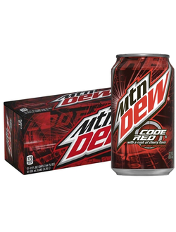Газированный напиток Mountain Dew Код Ред