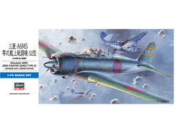 Сборная модель: (Hasegawa 00452) Палубный истребитель ВМС Японии Mitsubishi A6M5 ZERO Fighter TYPE 52 (ZEKE)