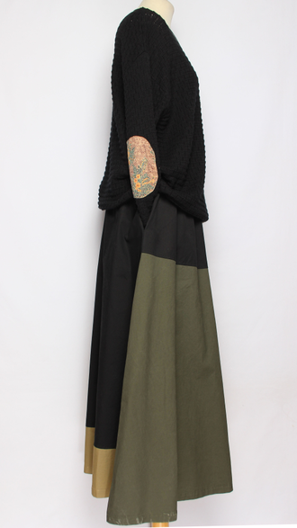 Джемпер ХЛОПОК СОТЫ "НАШИВКИ" L-858 черный, шоколад, бежевый, винный до р.52