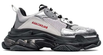 Balenciaga Triple S Sneaker Black Grey Silver