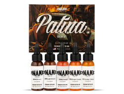 Dynamic Tattoo Ink Patina Color Set (США 5 шт. по 1 OZ)