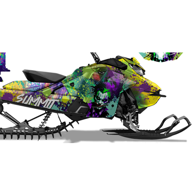 Наклейки на снегоход G4 GEN4 SKI DOO Summit 2017 - 2021 JOKER джокер №4205