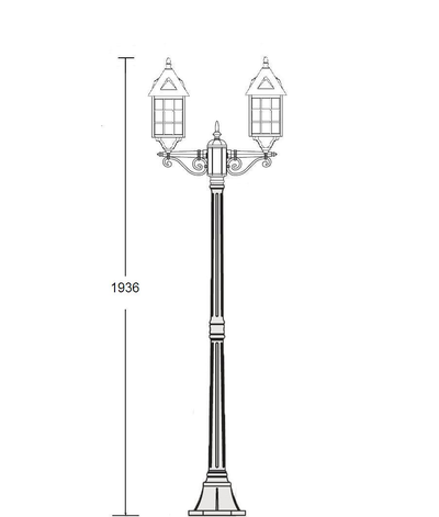 Светильники садово-парковые серии Cadiz -2 (193см)