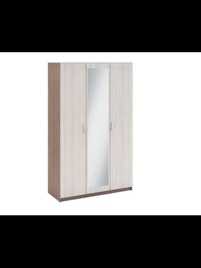 Бася (Басса) ШК 553 шкаф 3 ств Ясень шимо темный/Ясень шимо светлый