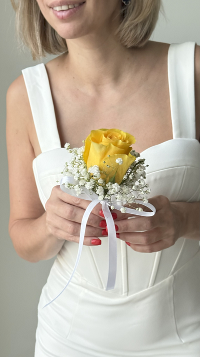 Букет невесты & Бутоньерка № 1359