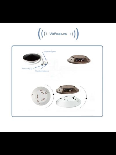 Потолочная - настенная WiFi/LAN видеокамера панорамная с DVR, 960P HD (YooSee)