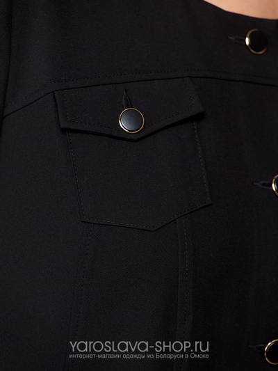 Костюм 2-х предметный брючный черного цвета