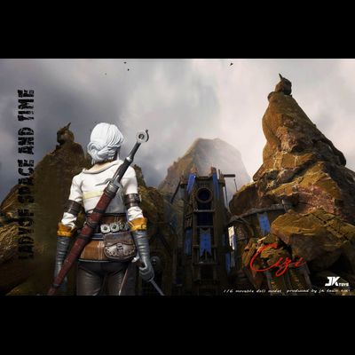 Цири (Цирилла, The Witcher III) - КОЛЛЕКЦИОННАЯ ФИГУРКА 1/6 Lady of space and time Ciri (K-001) - JKTOYS