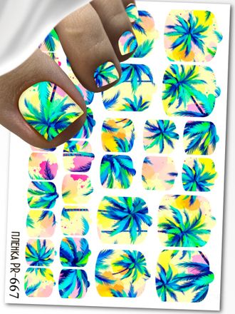 Пленки для педикюра 9,5*13,5 см PR-667