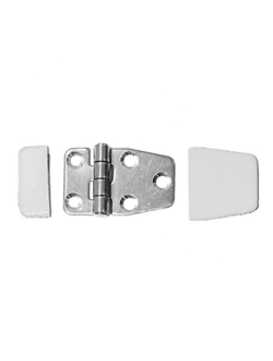 Петля неразъемная SUNFINE с накладкой 59x40x2 мм, асимметричная