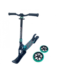 Самокат на лыжах 2в1 tech team COMFORT 180R 2022 black/celadon