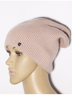 Шапка женская "Мелкая резинка ангора" 231 персик, св.серая, пудра, бордовая, серая, розовая, синяя, голубая, жёлтая