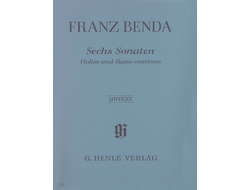 Benda. 6 Sonatas for Violin and Basso Continuo