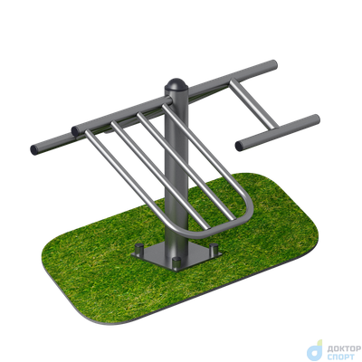 Скамья для пресса двойная